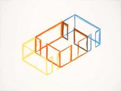 Fred Sandback, Untitled, 1989