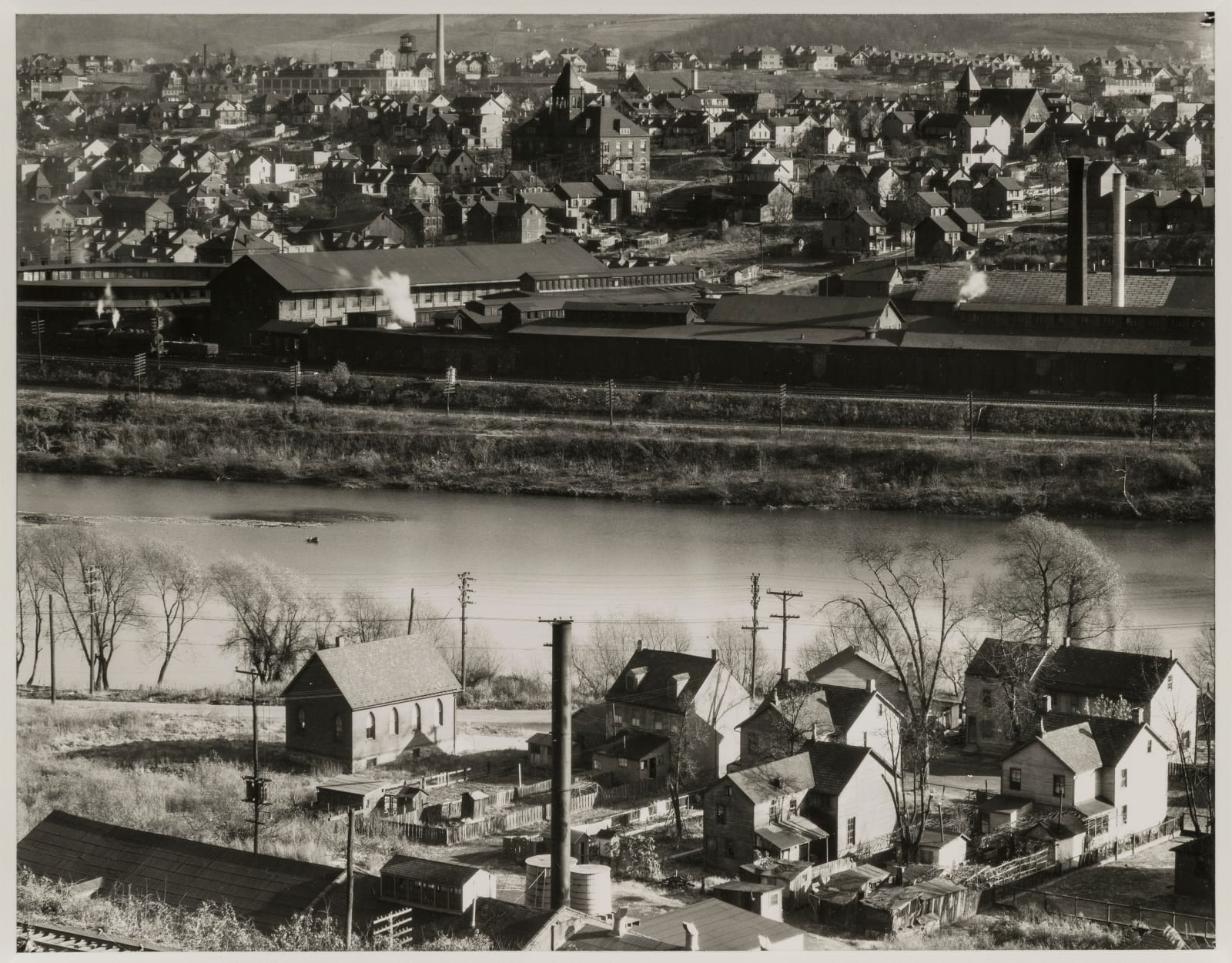 Walker Evans, View of Easton, Pennsylvania, 1936