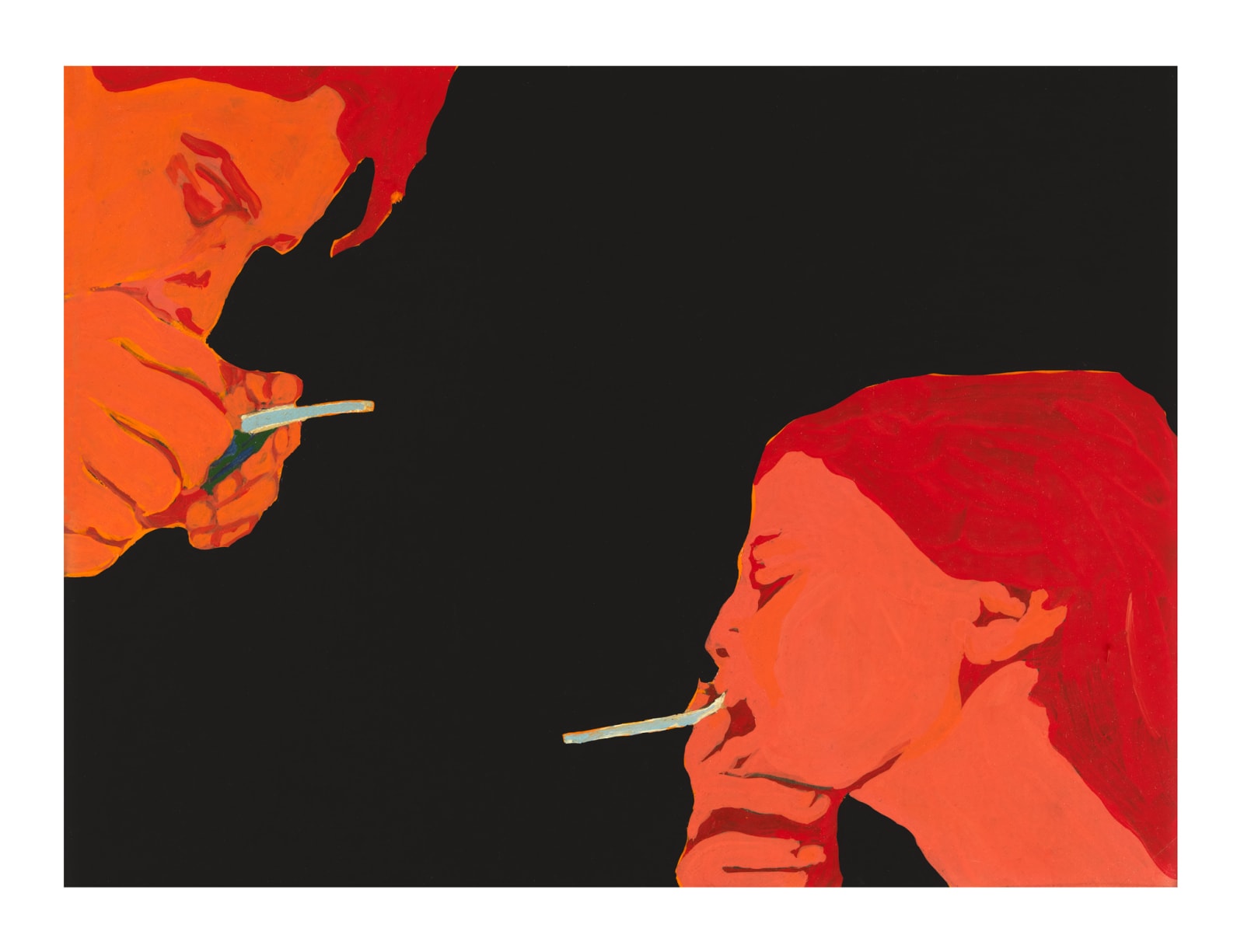 Rosalyn Drexler, Cigarette Smoking May Be Hazardous to Your Health, 1967