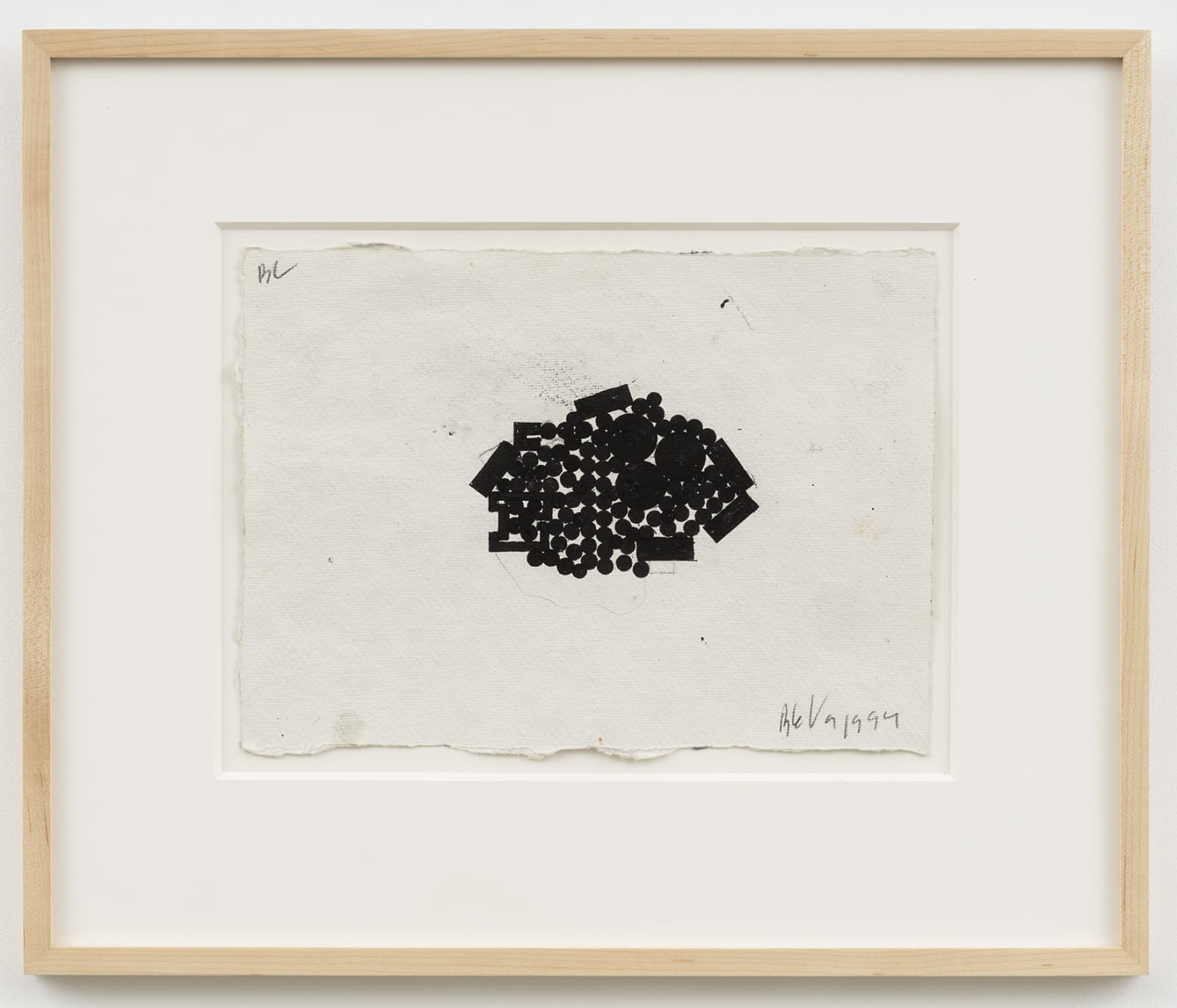 Barry Le Va, Clot-Pushed from the Outside, 1994