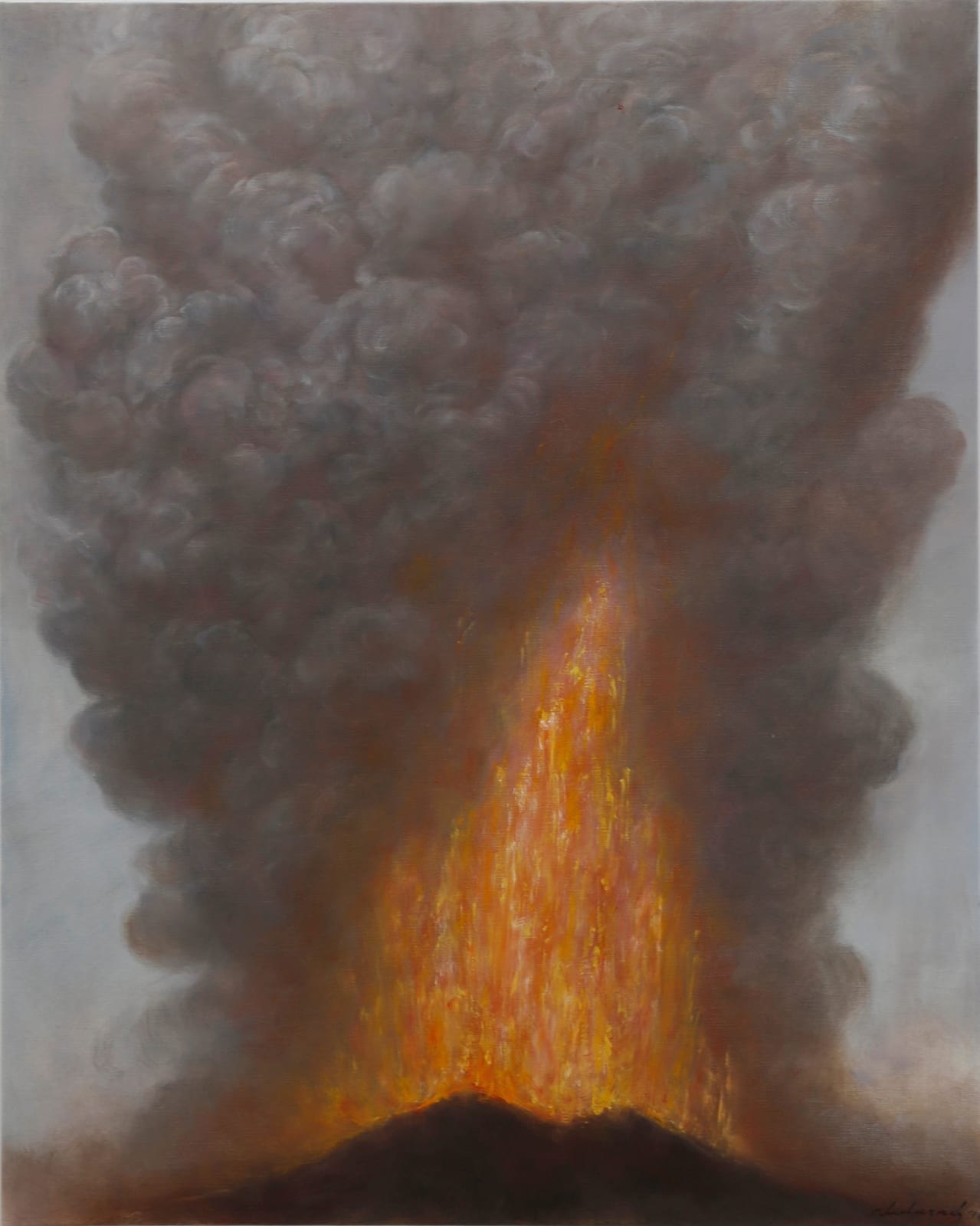 Rodolfo Abularach, Untitled Volcano 4, 1992