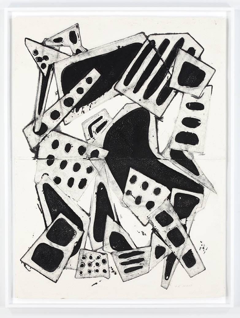 Mel Kendrick, Double Water Drawing 10/16/13 (C), 2013