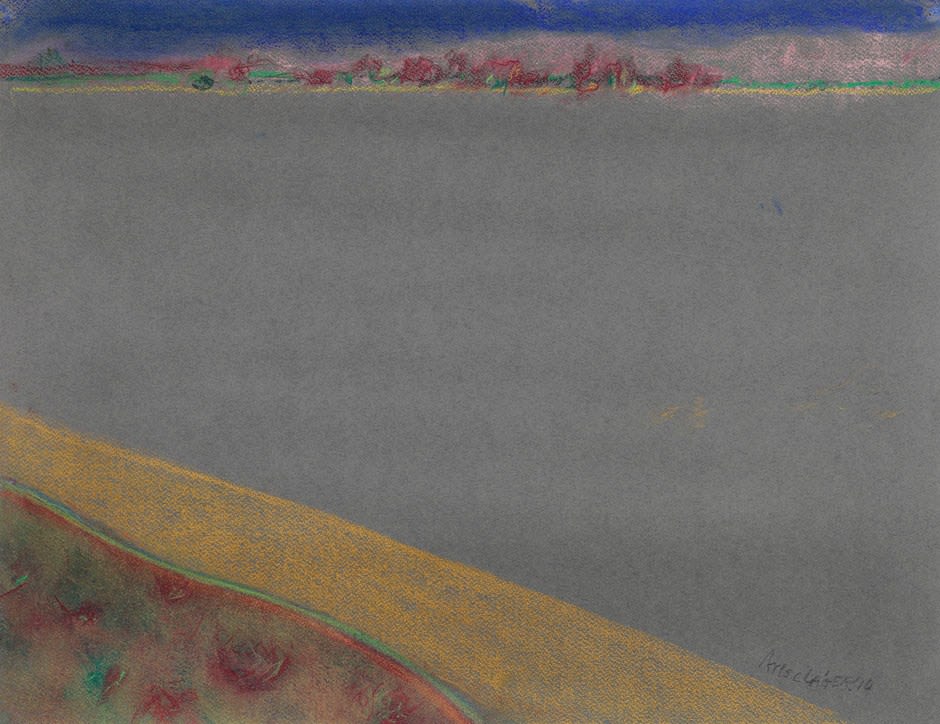 Richard Artschwager, Landscape on Gray Paper, 2010