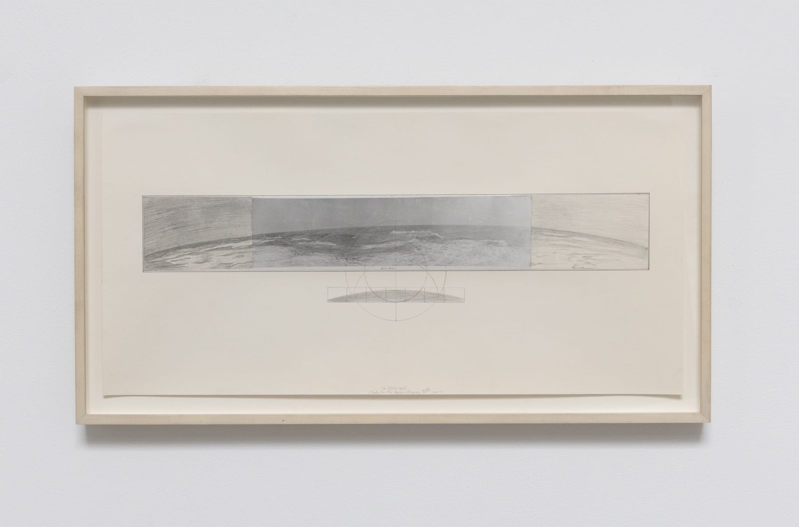 Jan Dibbets, Study for the Voyage of Captain SEM 1910-1913, 1976