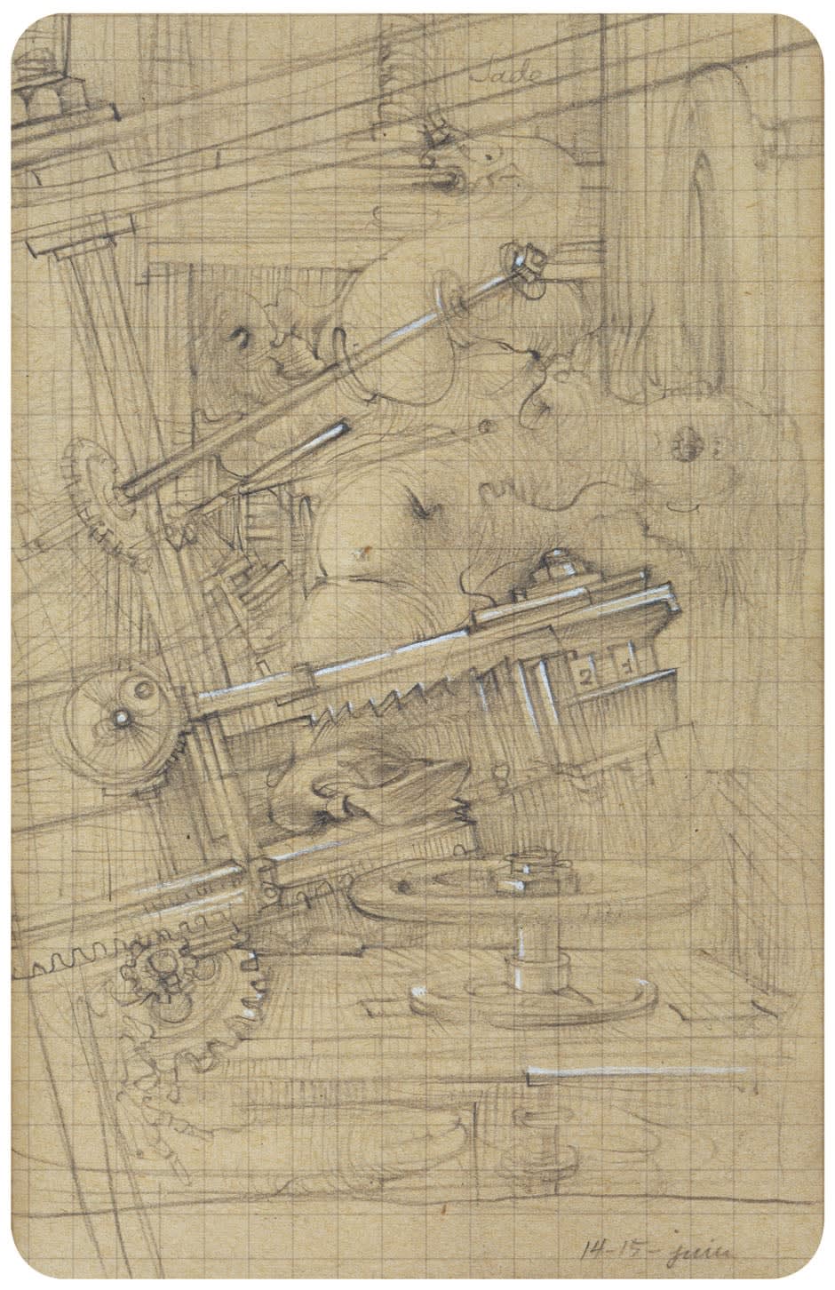 Hans Bellmer, Untitled (Sade), 1946