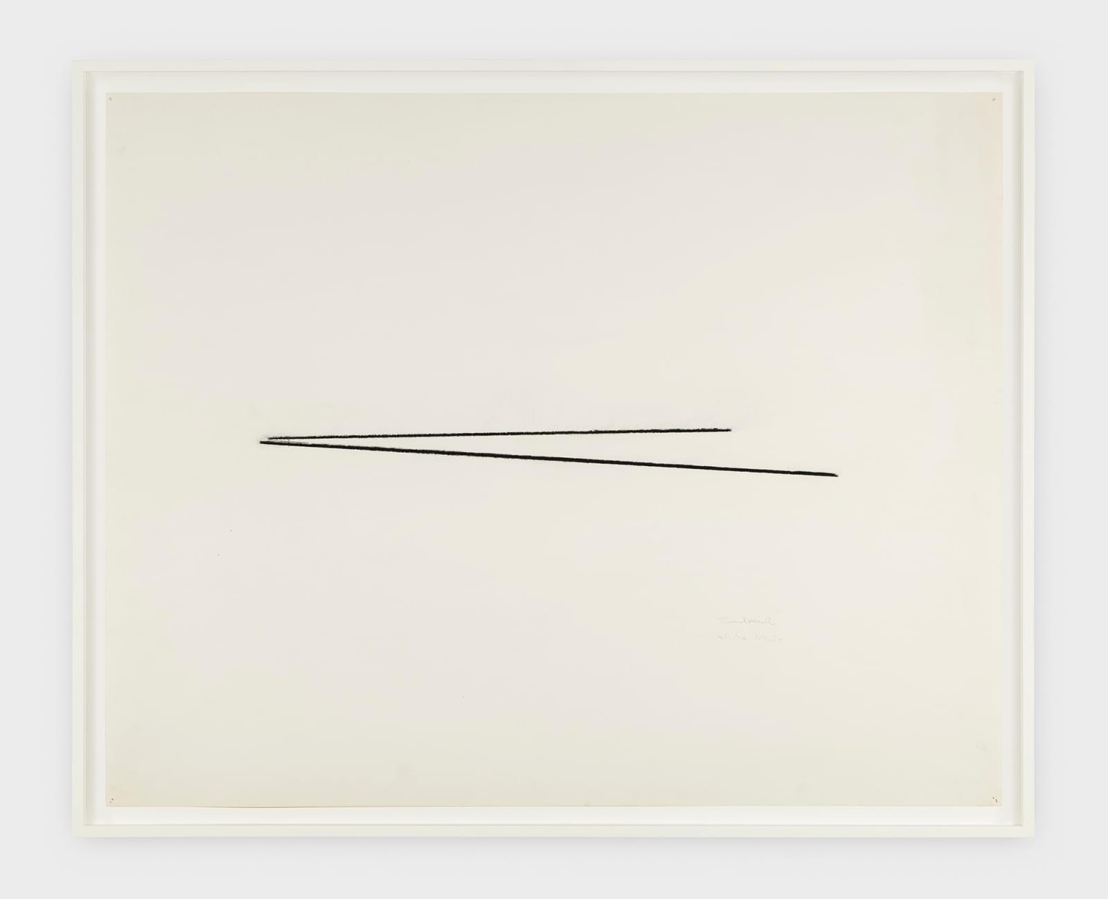 Fred Sandback, Untitled 3/11/74, 1974