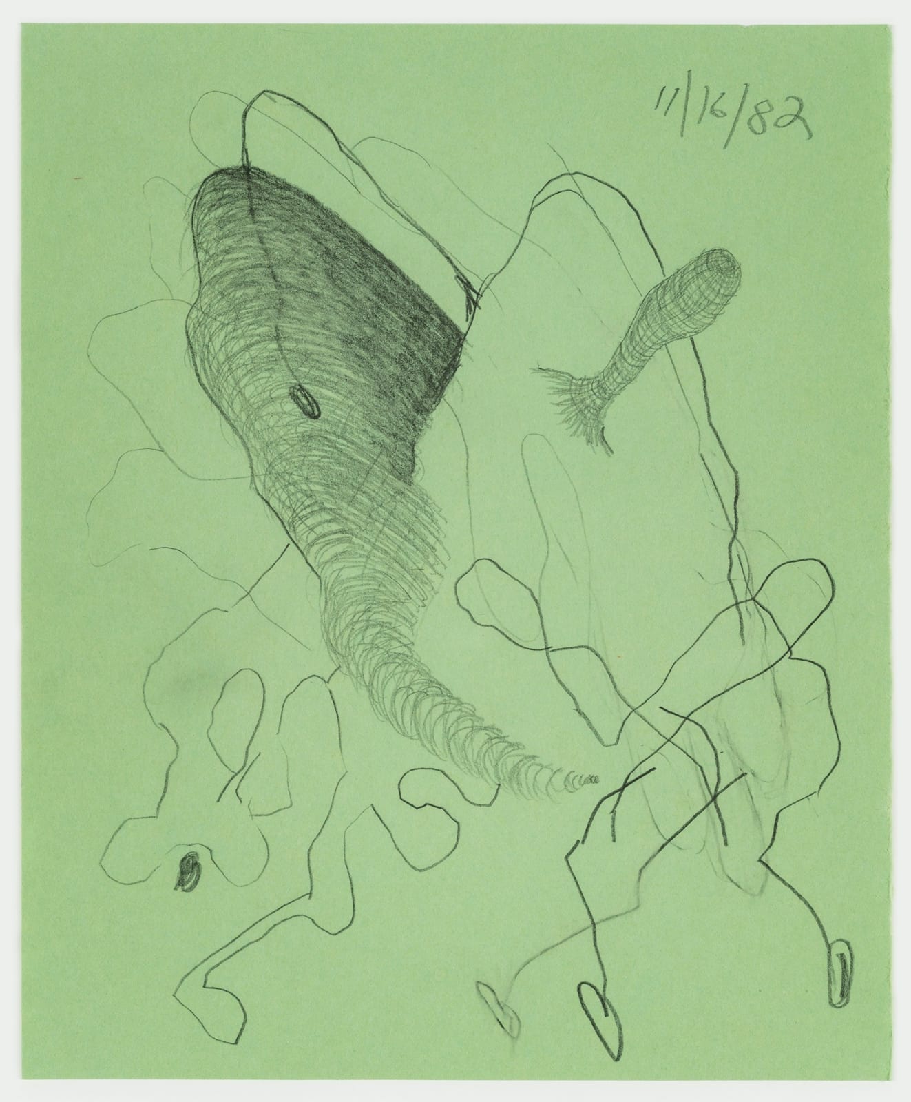 Carroll Dunham, Untitled (11/16/82), 1982