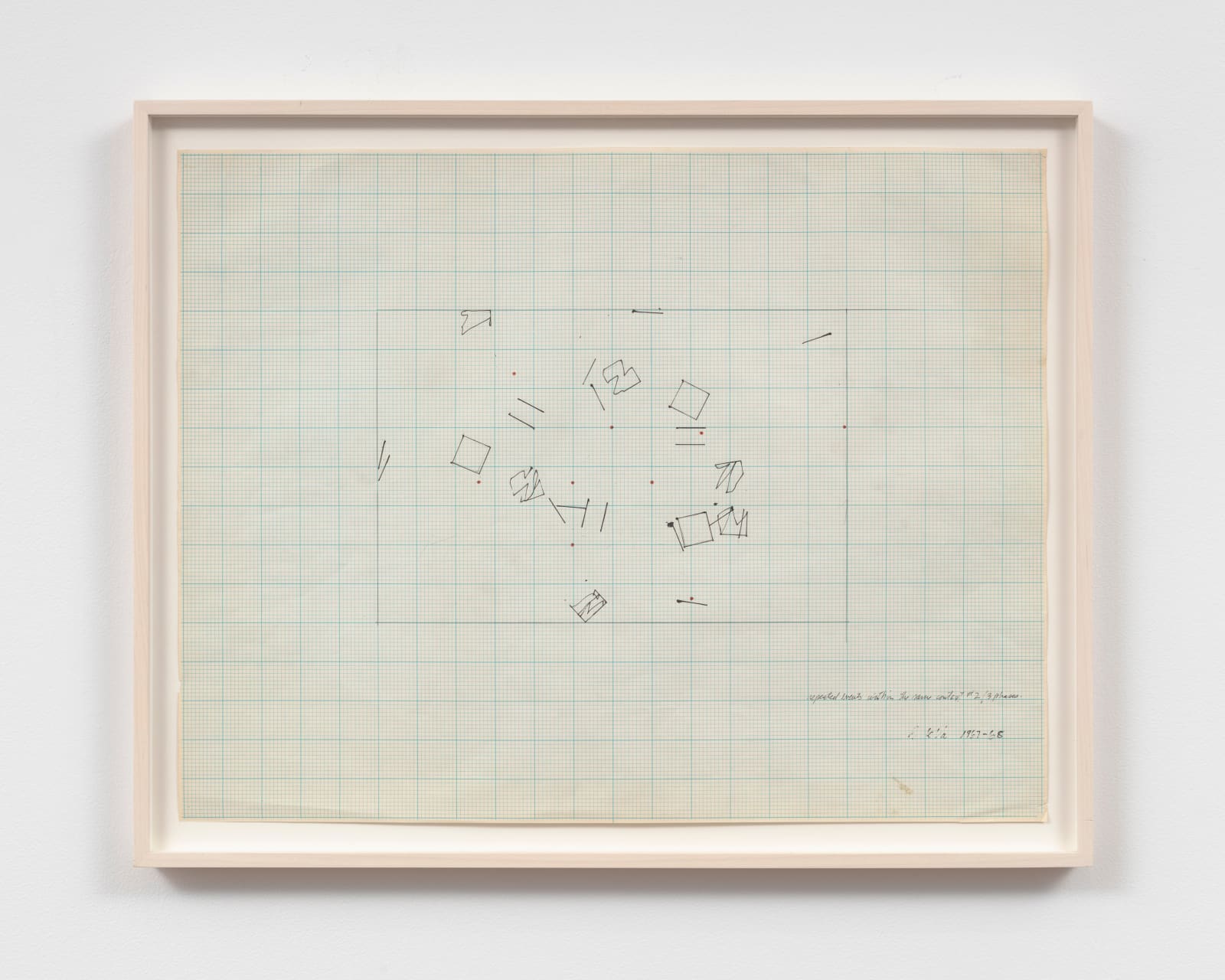 Barry Le Va, Repeated Events Within the Same Context #2/3 phases, 1967-68