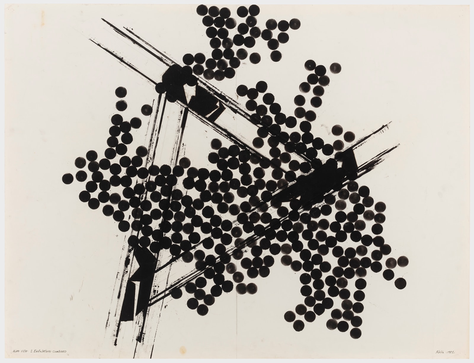 Barry Le Va, Untitled (Plain View - 1. Installations - Combined), 1983