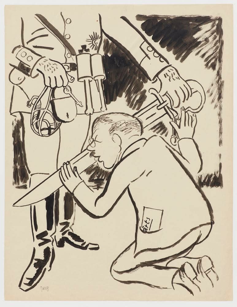 George Grosz, Verehrung, 1925