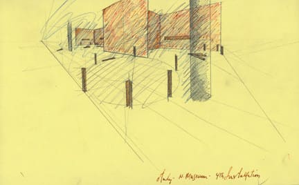 Barry Le Va, Study N. Museum 4th Installation, n.d.