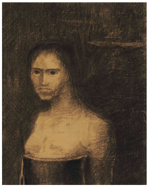 Odilon Redon, La Terrible / L'ange déchu, c. 1871