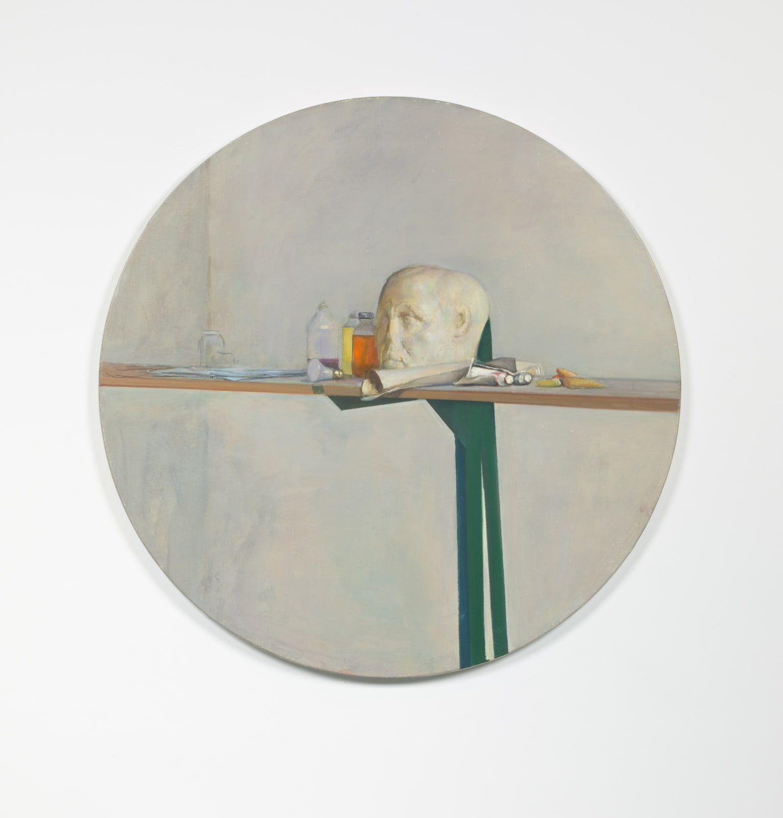 Rodrigo Moynihan, Roman Head, Bottles & Paint Tubes, 1981-82