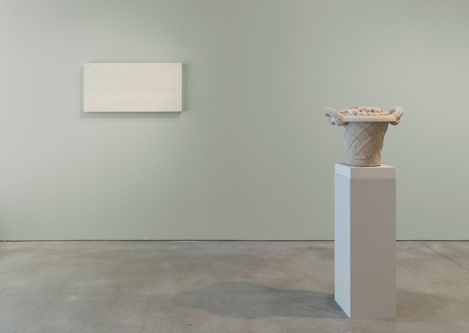 Ian Hamilton Finlay, L'Idylle des Cerises, 2005