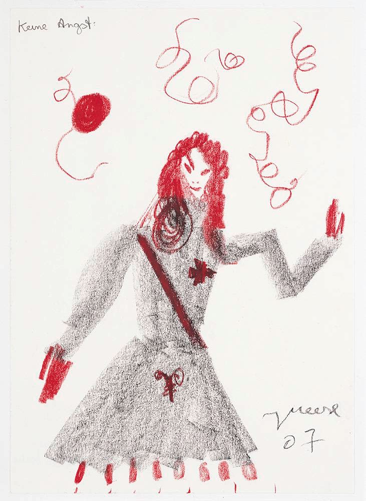 Jonathan Meese, Braves Vampirmadchen 10, 2007