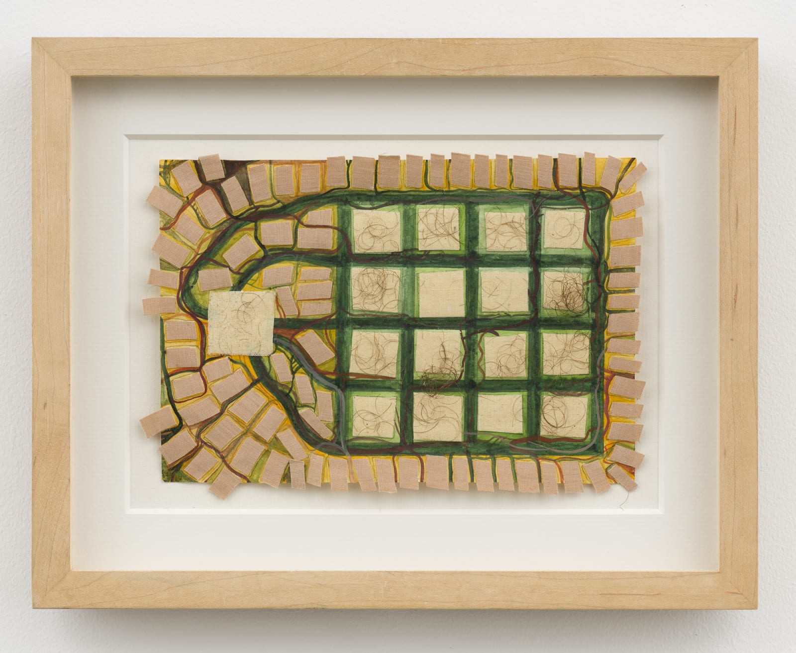 Franz Ackermann, Untitled (Mental Map: my private housing project), 1994