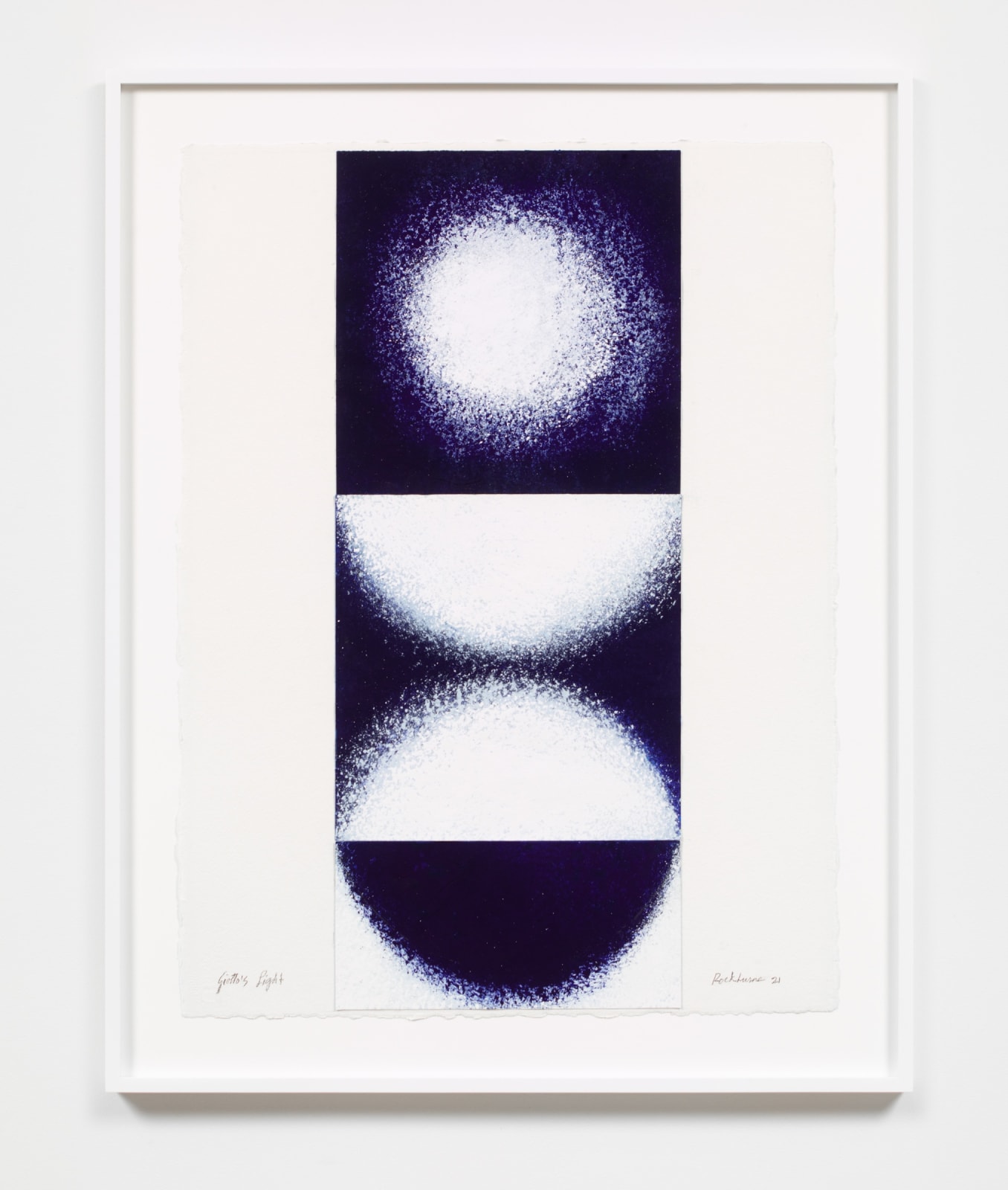 Dorothea Rockburne, Giotto's Light, 2021