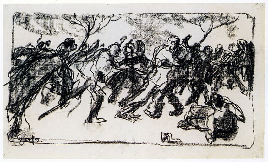 George Grosz, KEILEREI, c. 1912