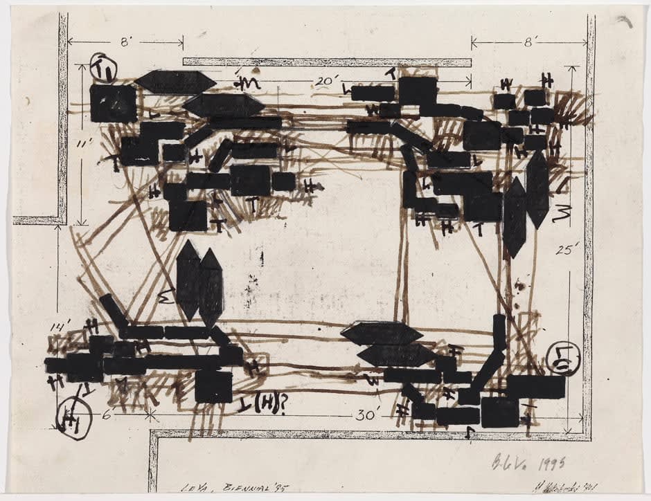 Barry Le Va, Untitled (Biennial '95), 1995