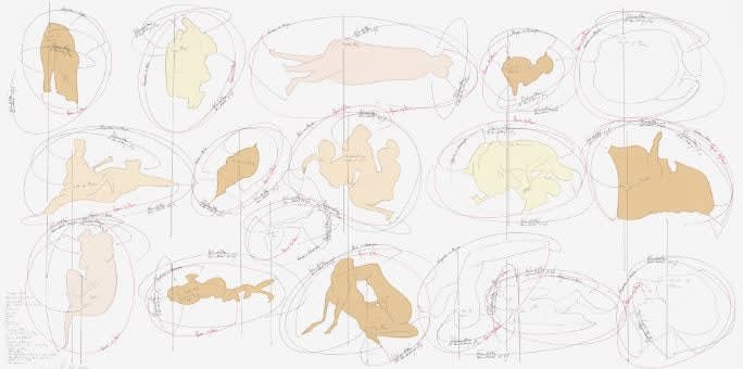 Jorinde Voigt, 17 Views Skin: Gardens of Pleasure, Chinese Paintings, 16th – 20th Century Gardens of Pleasure, The Education of a Young Concubine, Wang Sheng, The Perfect Art of Love and Horse-Riding, Hidden in a Coffer, Melancholy and Desire, The Horsewoman, 2012