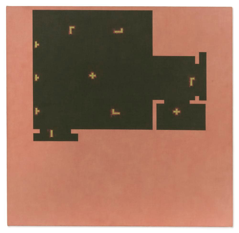 Julia Fish, Living Rooms : SouthEast — Two, with lights, action, 2003-05