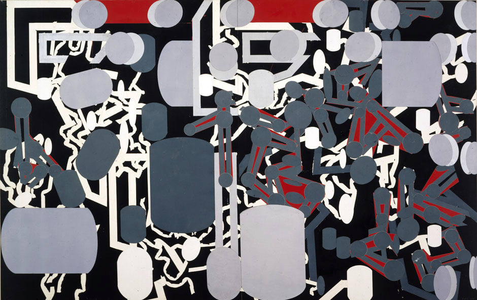 Barry Le Va, Diagrammatic Silhouettes: Sculptured Activities, 1985