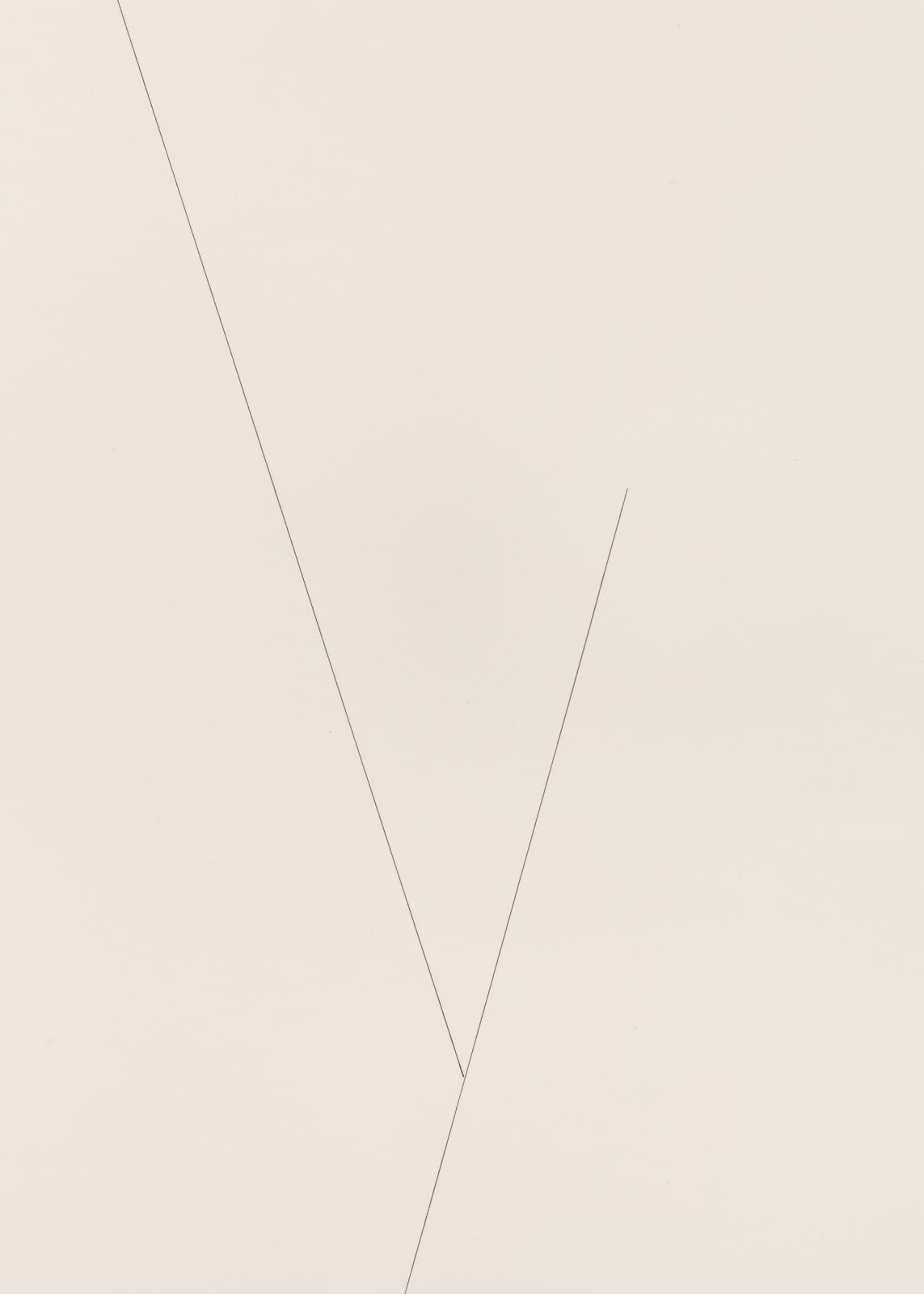 Dorothea Rockburne, Inverse # 4, 1974