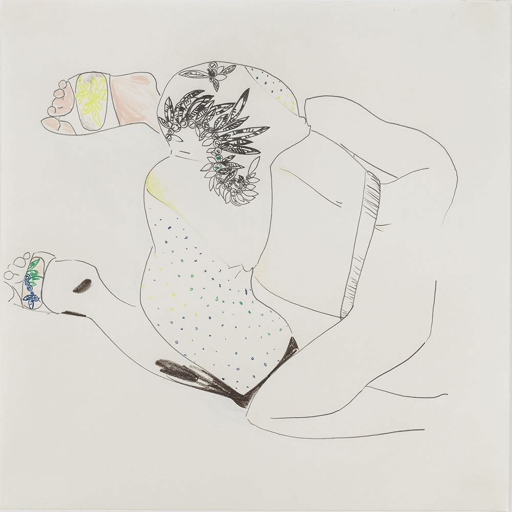 Linda Gallagher, Notes on Grappling; Low & Heavy, 2017