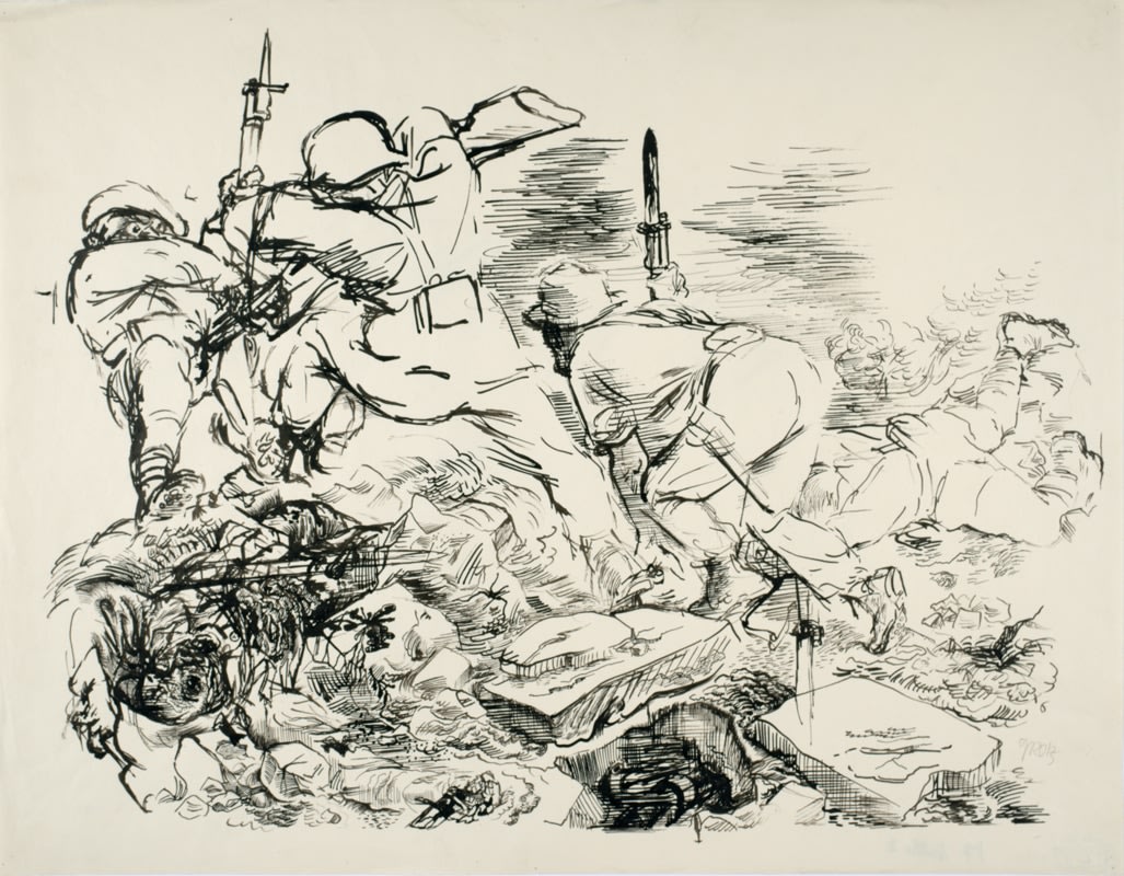 George Grosz, Battle 2, 1937