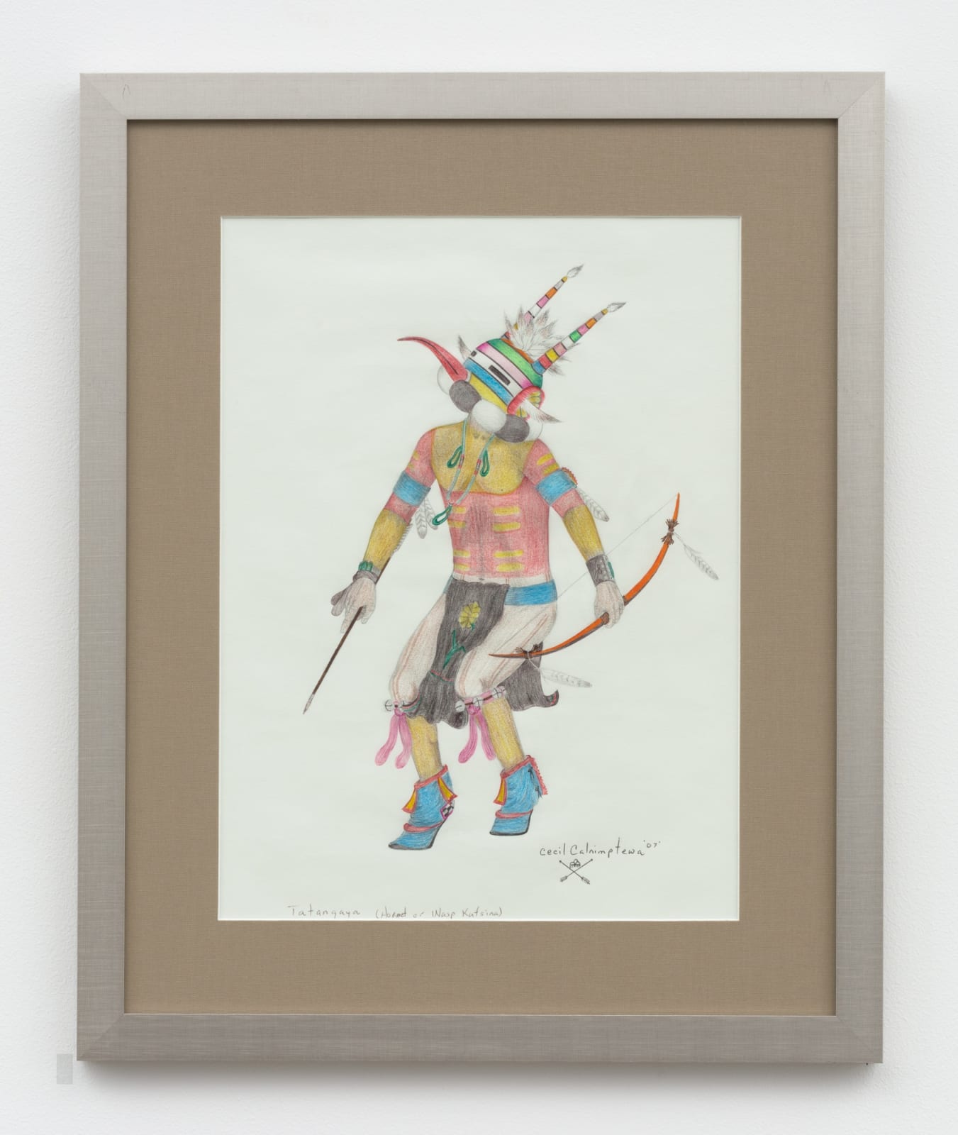 Cecil Calnimptewa, Tatangaya (Hornet or Wasp Katsina), c. 2006-09