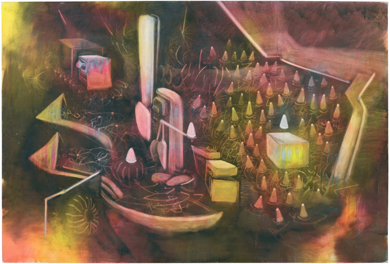 Roberto Matta, Vivre la mort, c. 1974