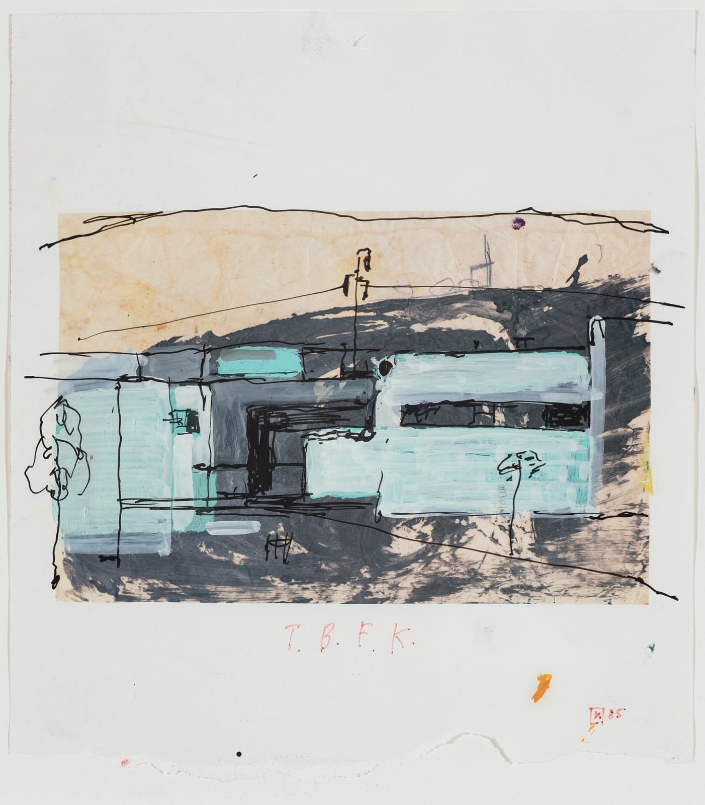 Martin Kippenberger, Untitled (T.B.F.K.), 1985