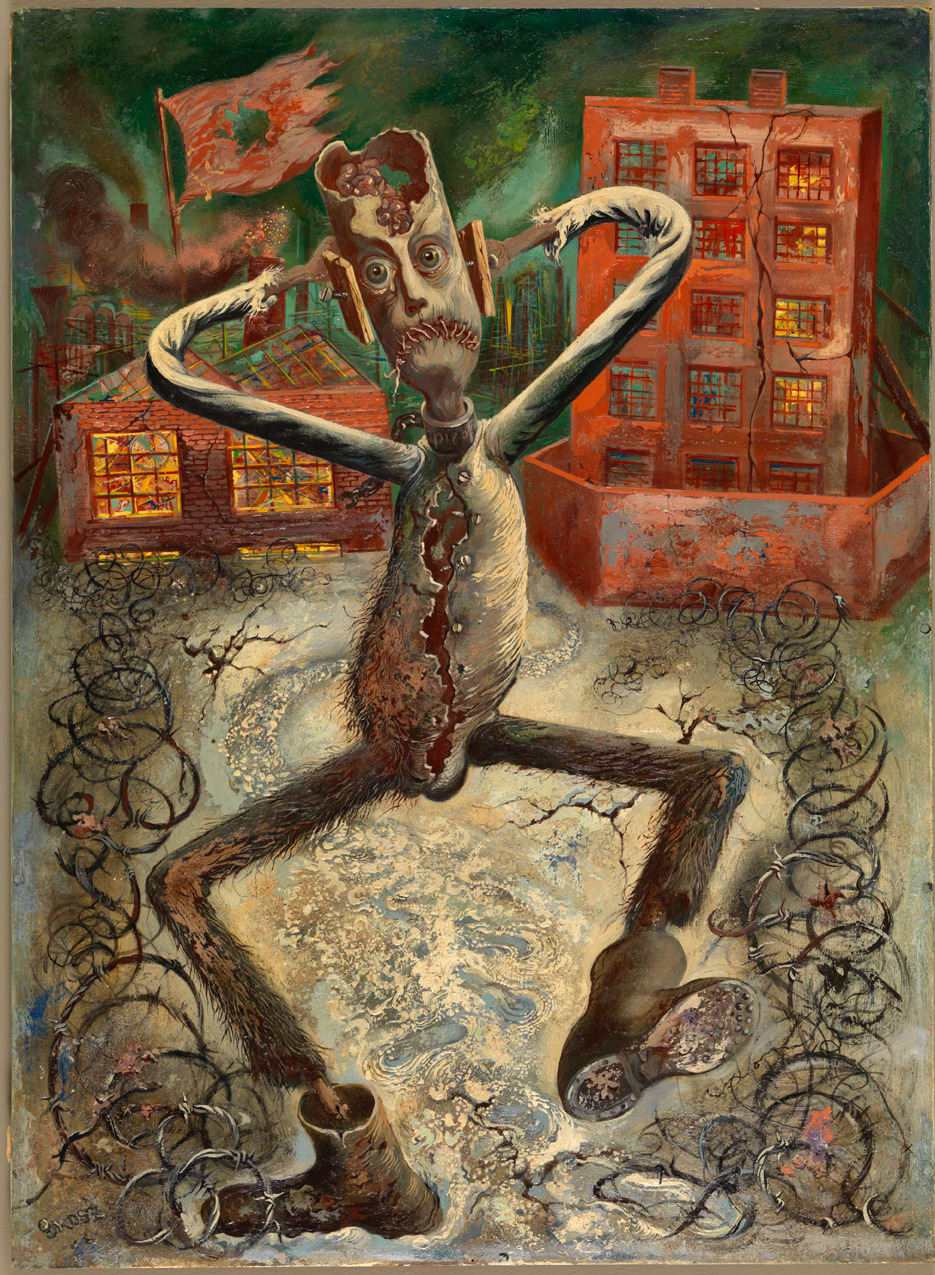 George Grosz, The Grey Man Dances, 1949