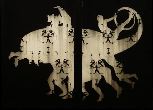 Alice Maher, Myriapod (diptych), 2007