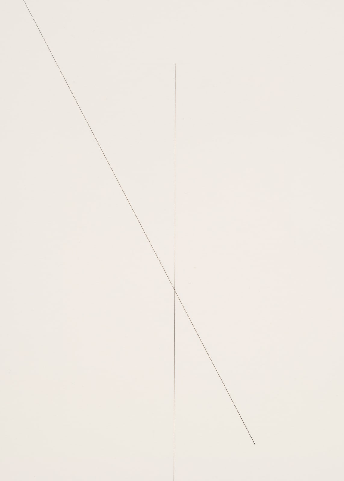Dorothea Rockburne, Inverse # 6, 1974