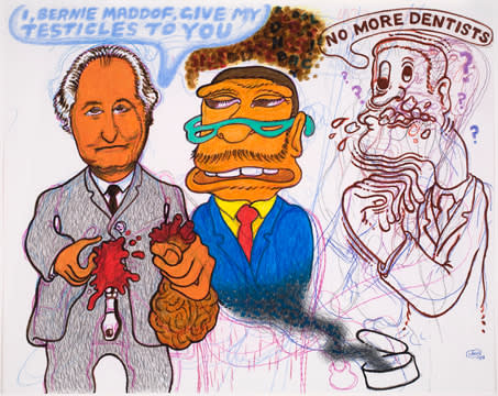 Peter Saul, Maddof, 2009