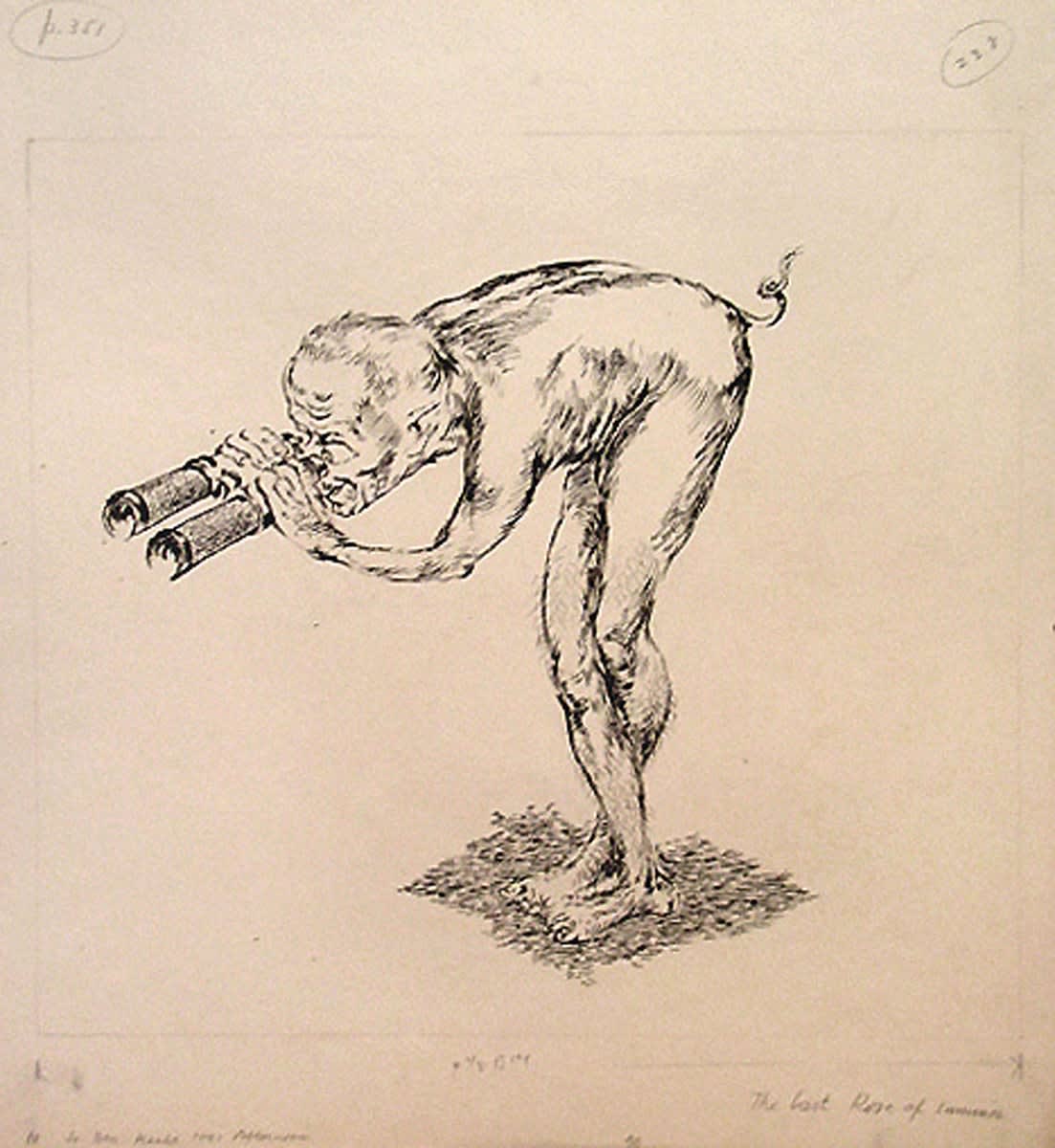 George Grosz, The Last Rose of Summer, ca. 1941