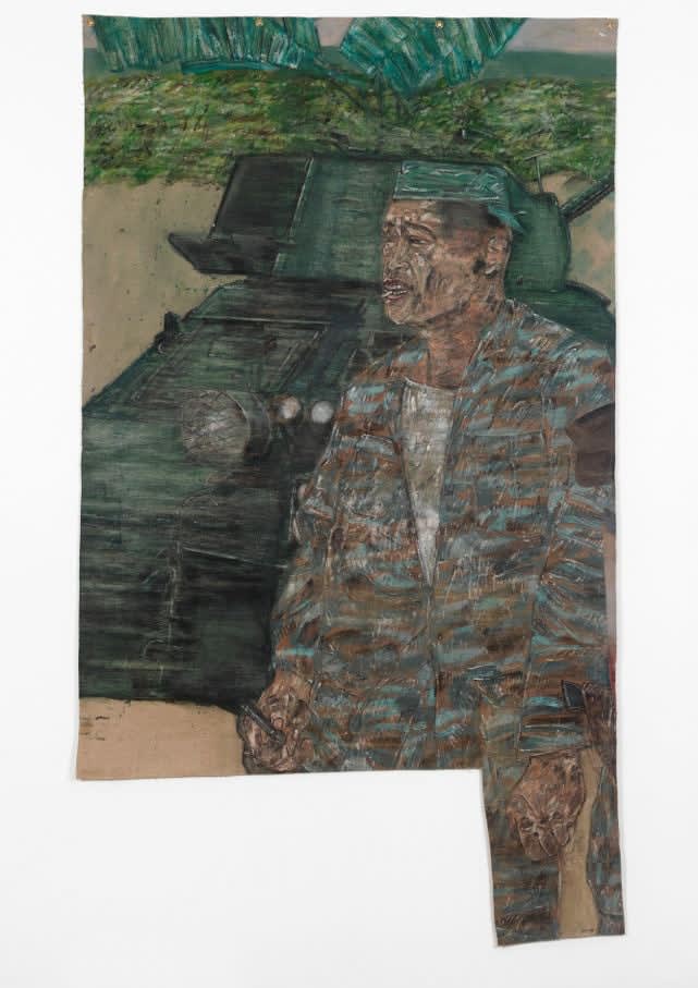 Leon Golub, Mercenaries II (section I), 1975