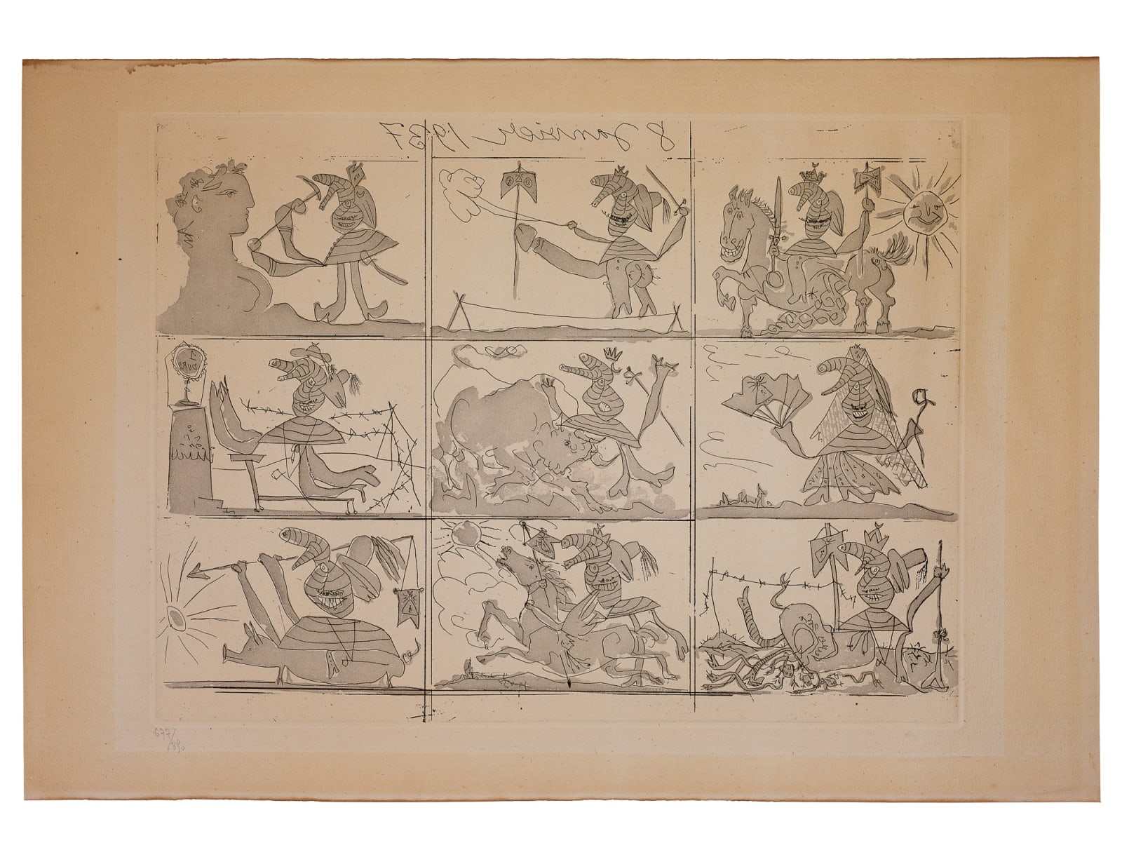 Pablo Picasso, 8 Janvier 1937, 1937