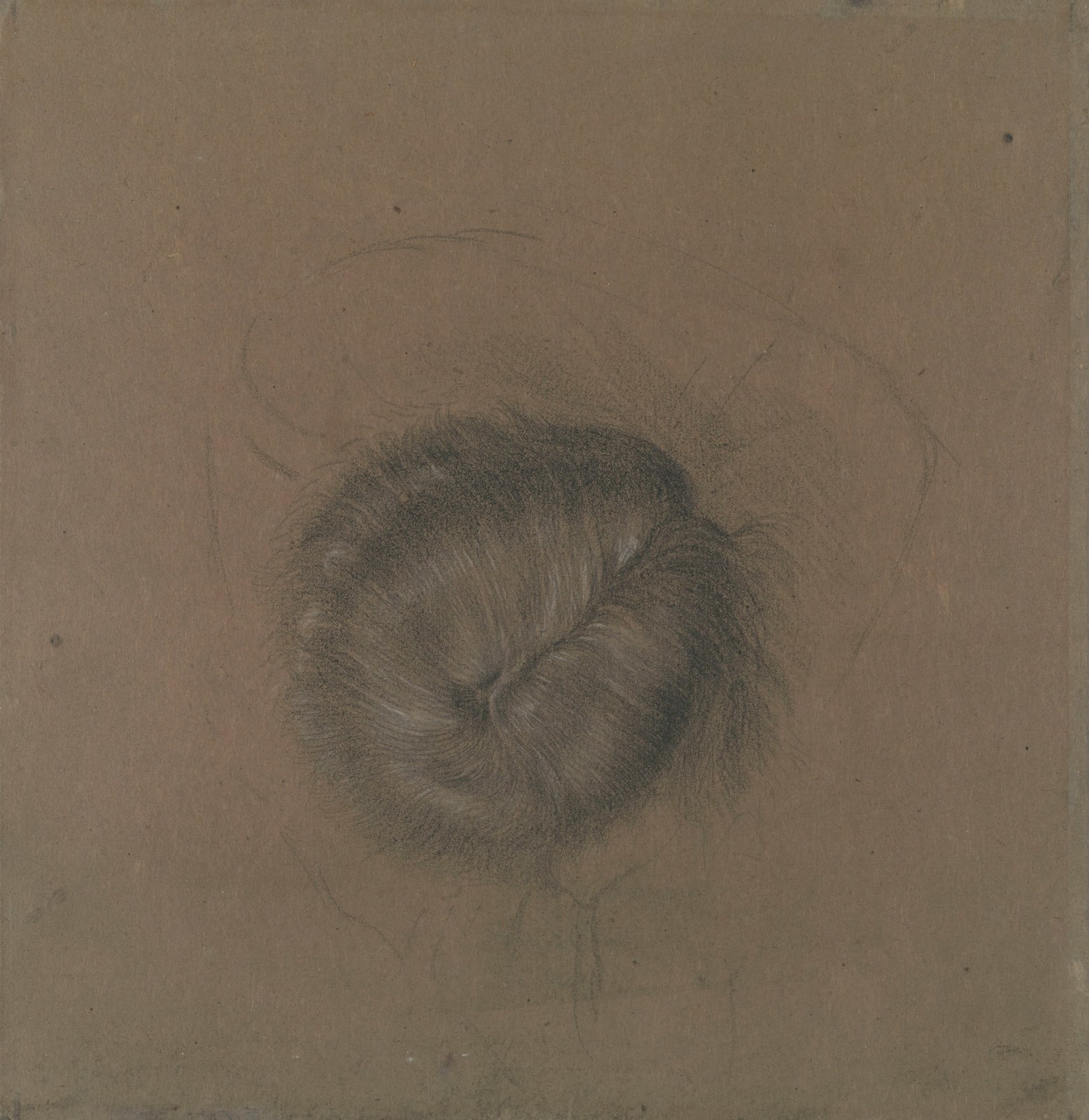 Sir Edward Coley Burne-Jones, A Head of a Knight from "The Briar Wood", c. 1874