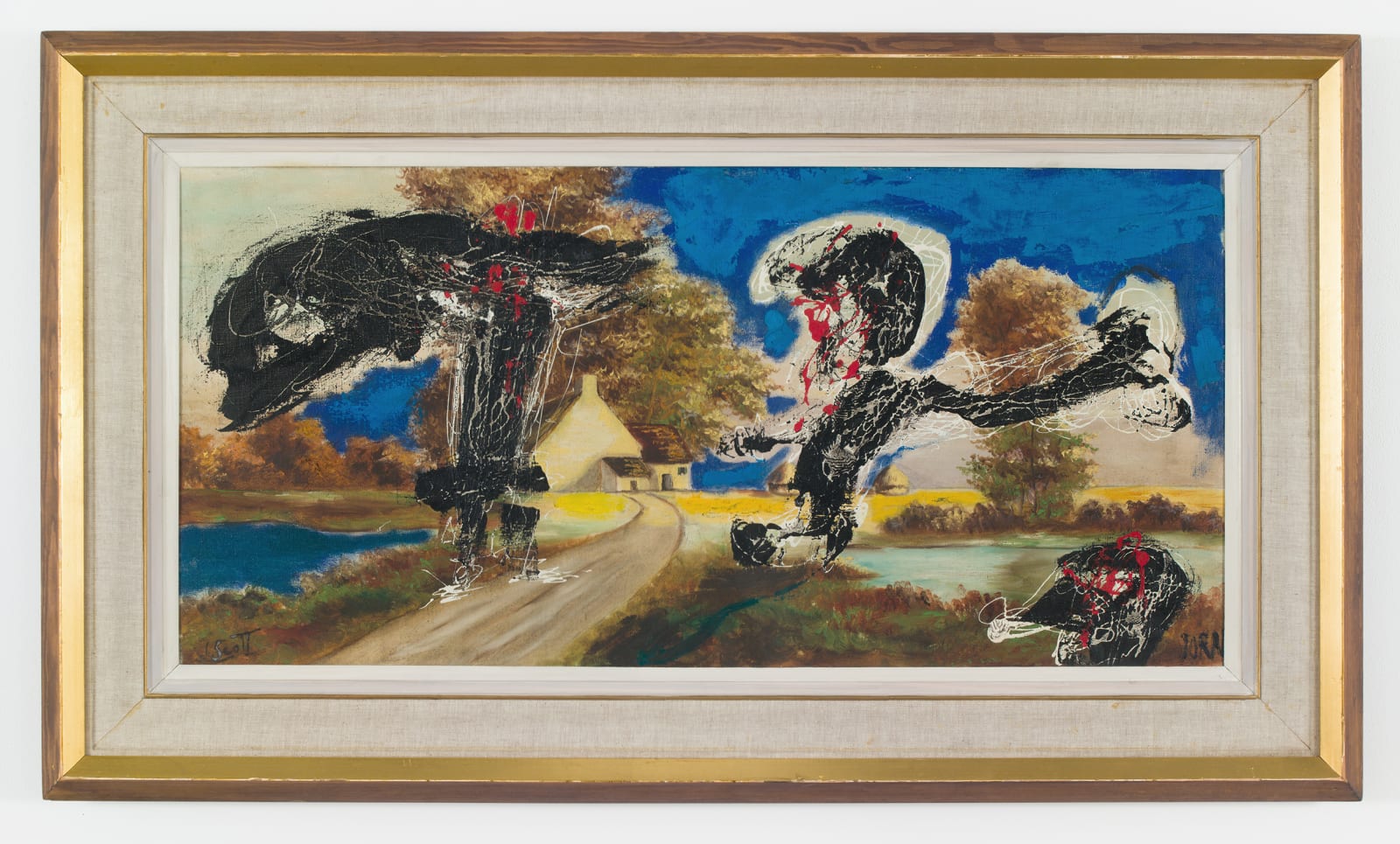 Asger Jorn, The Little Grey Home in the West (Modification), 1959