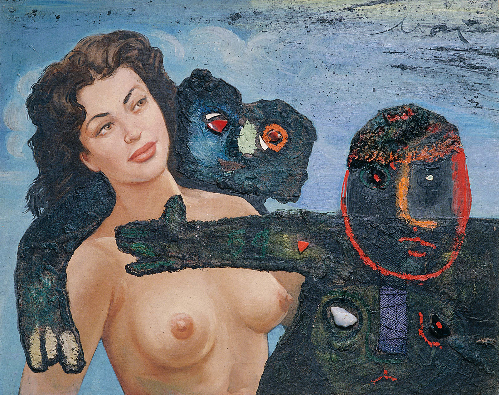 Enrico Baj, Des êtres d'autres planètes violaient nos femmes, 1959