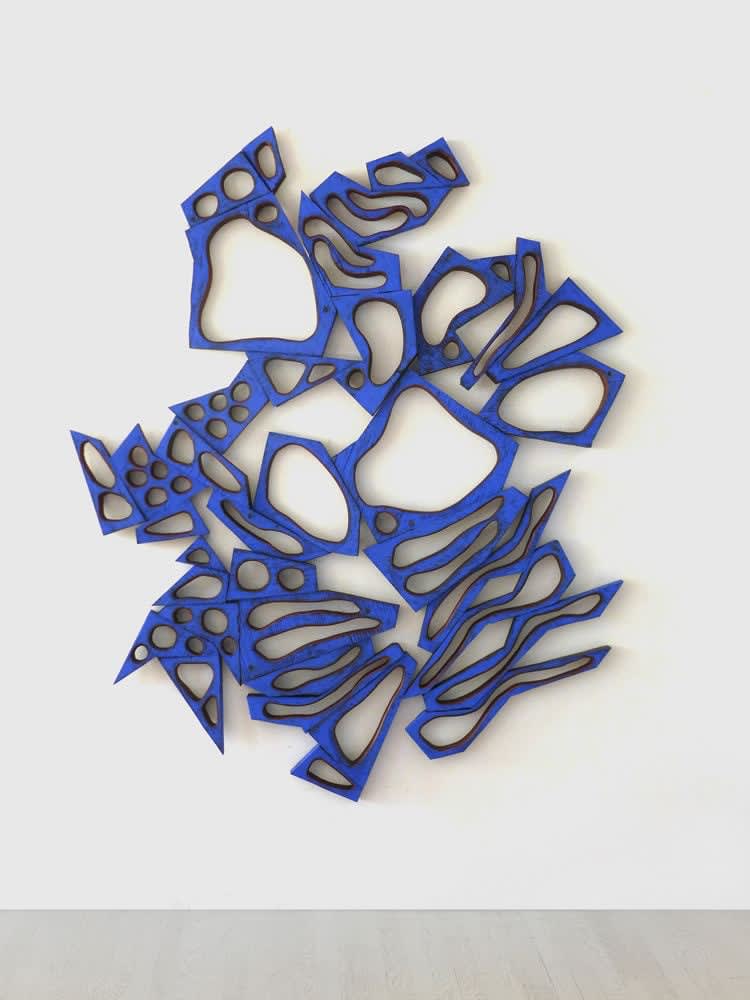 Mel Kendrick, Blue Sprawl, 2015-16