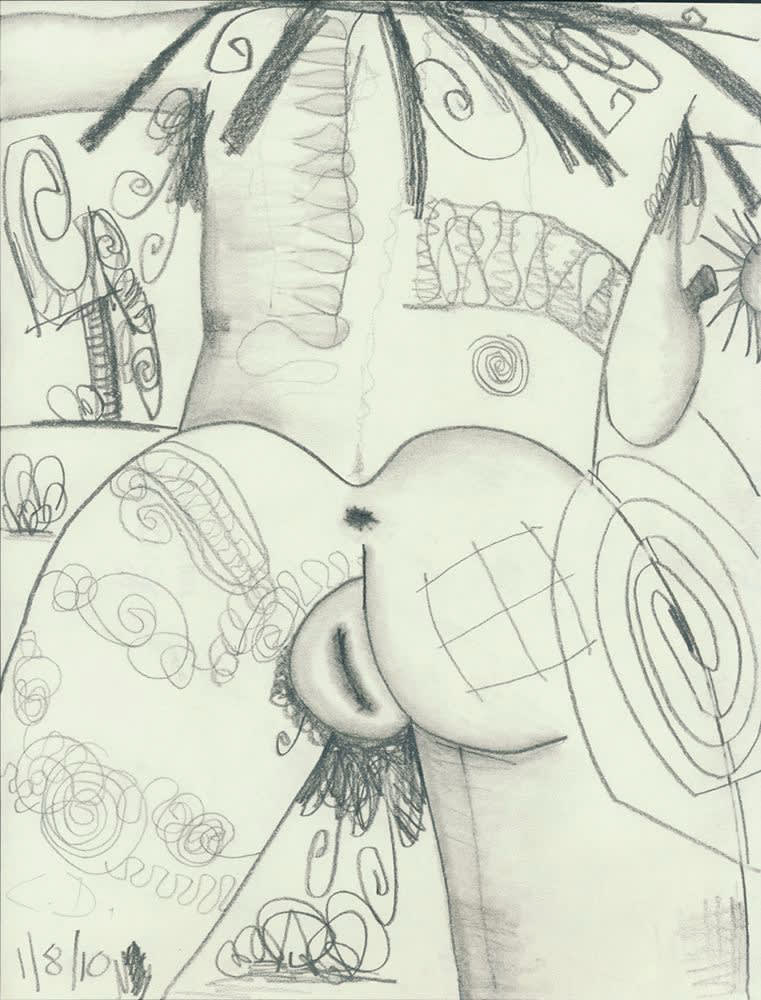 Carroll Dunham, Untitled (1/8/10), 2010