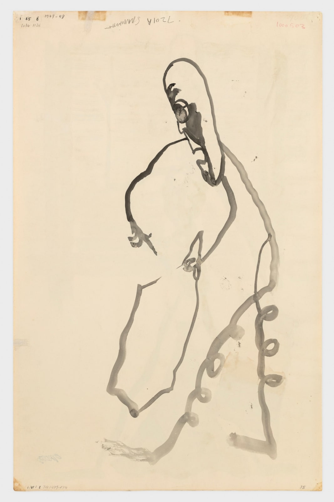George Grosz, Stickman, 1946