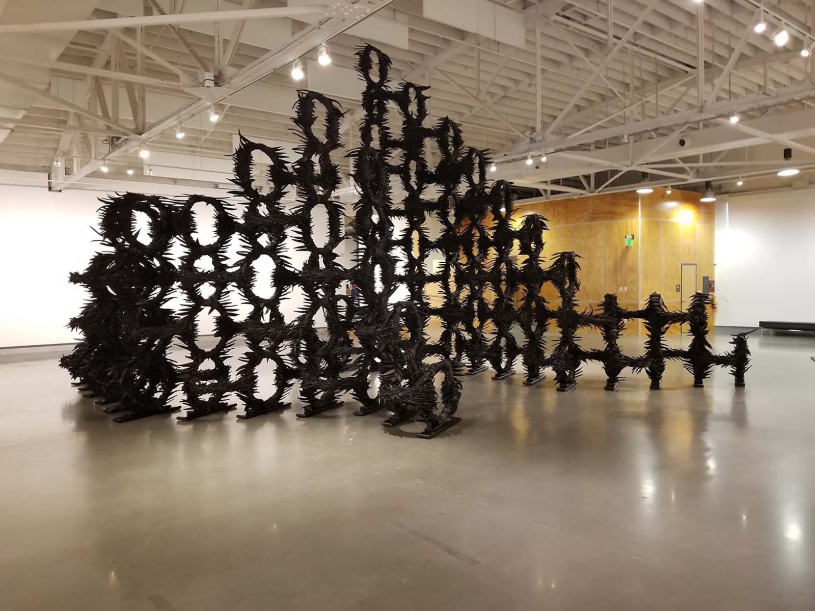 Chakaia Booker, Manipulating Fractions, 2004