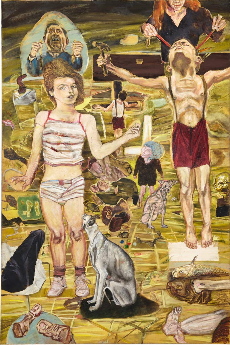 Erwin Pfrang, Die Gespenster lassen bitten (The ghosts ask), 2022