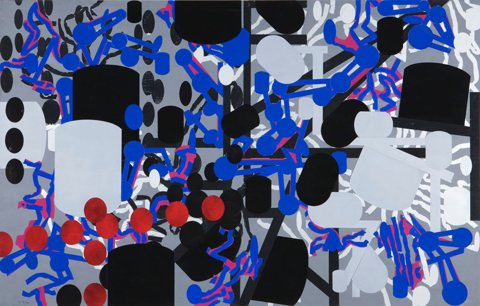 Barry Le Va, Diagrammatic Silhouettes: Sculptured Activities, 1986