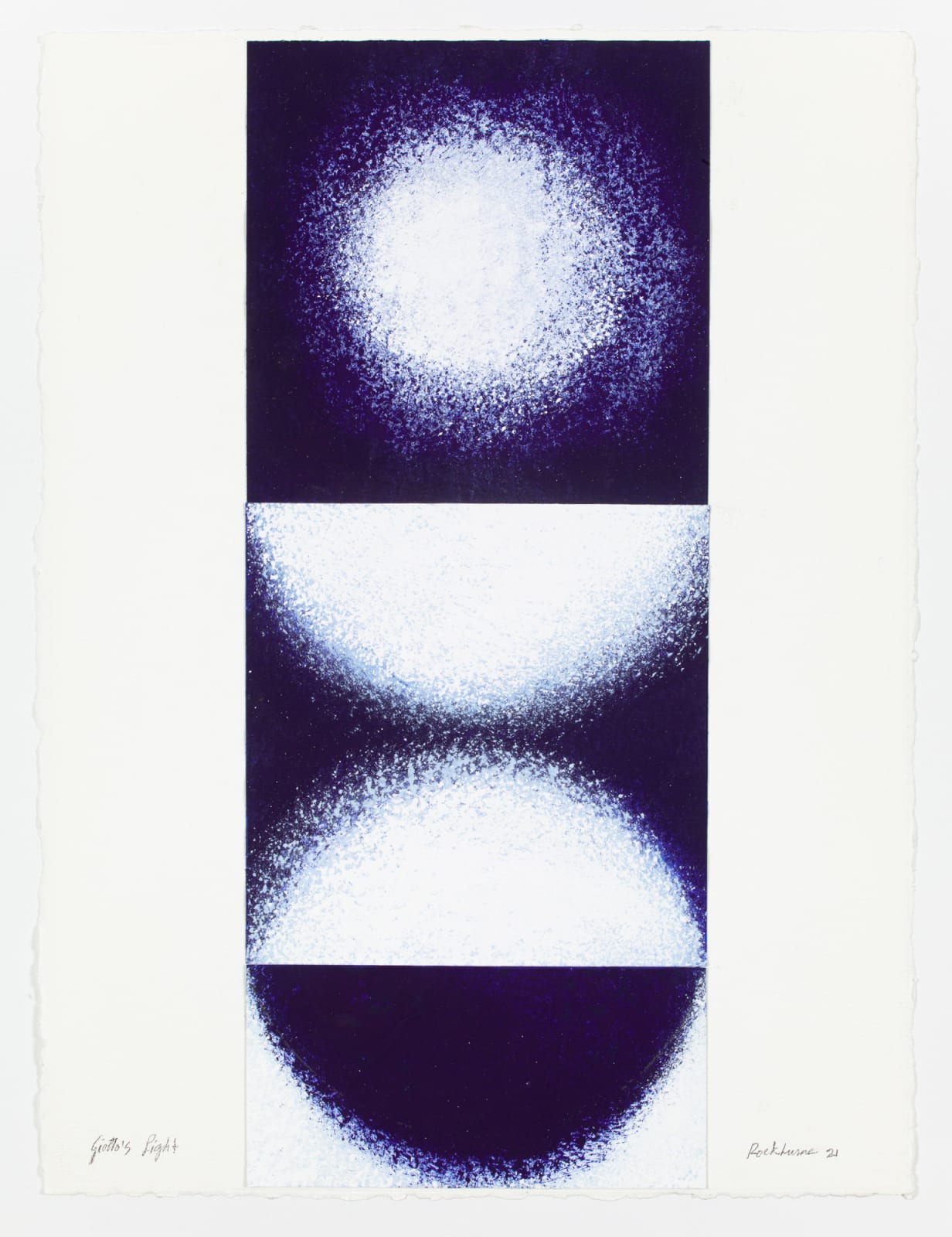 Dorothea Rockburne, Giotto's Light, 2021