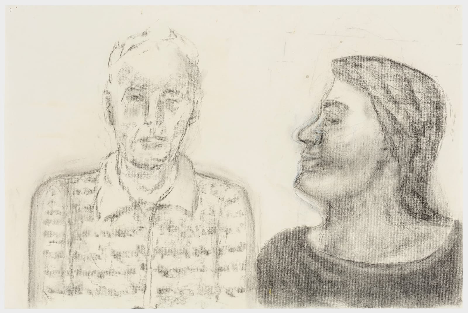 Richard Artschwager, Self Portrait with Wife, 2010